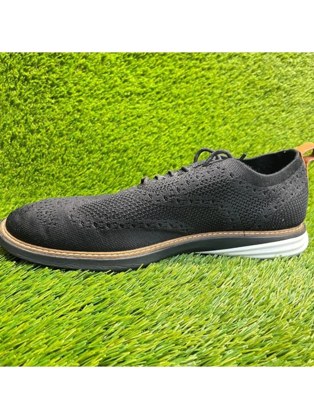 Cole Haan Grandevolution Stitchlite Mens Size 11.5 Black Casual Oxford Shoes